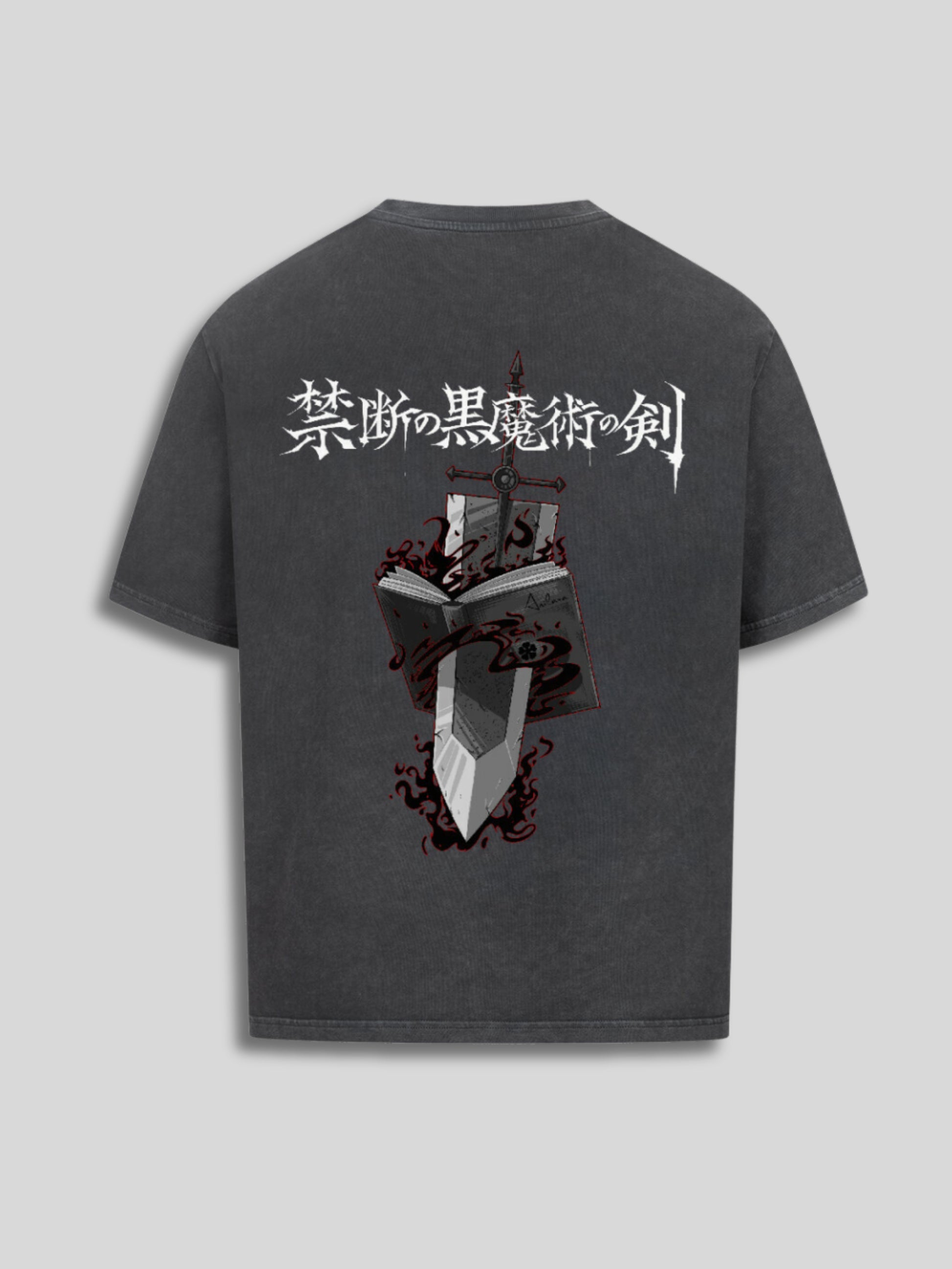 Anilara Asta Grimoire Shirt Black Clover Anime Clothing