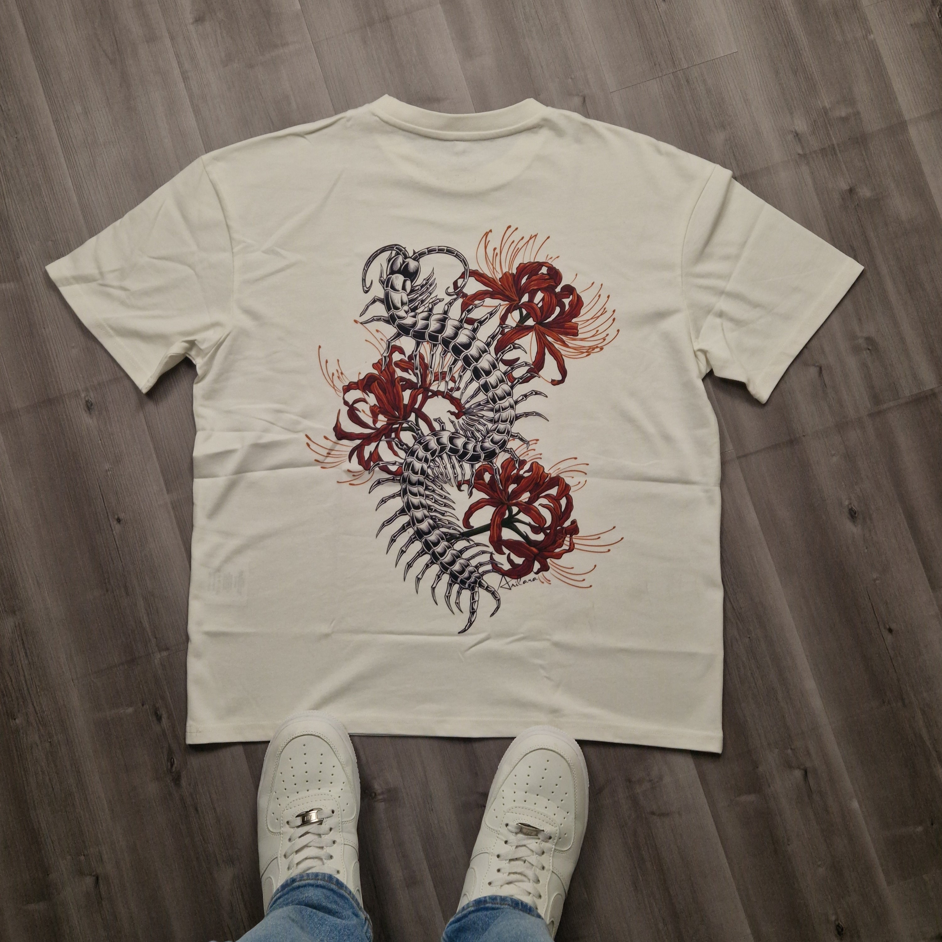 Crawling Death - Oversized Shirt (White)