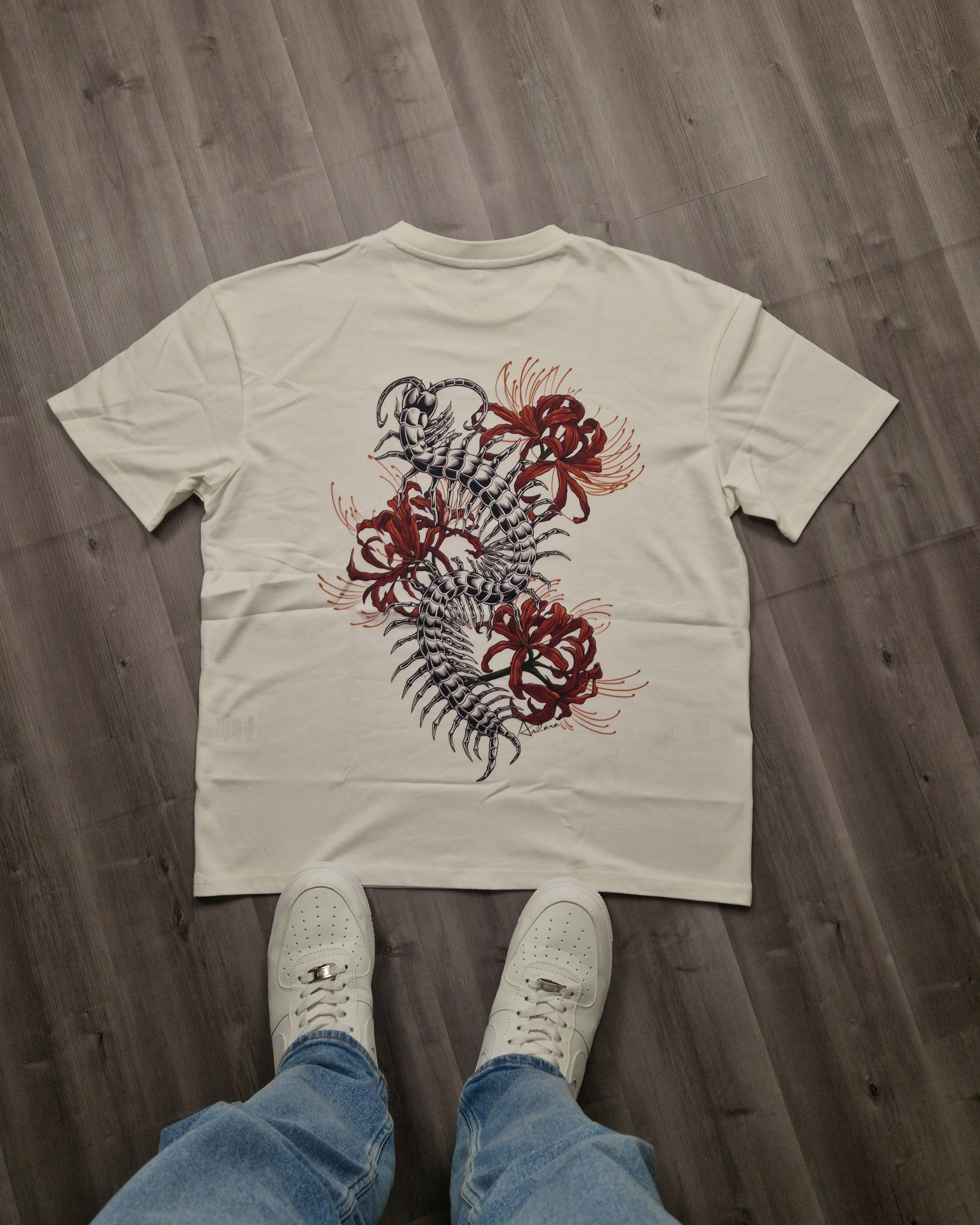 Crawling Death - Oversized Shirt (White)