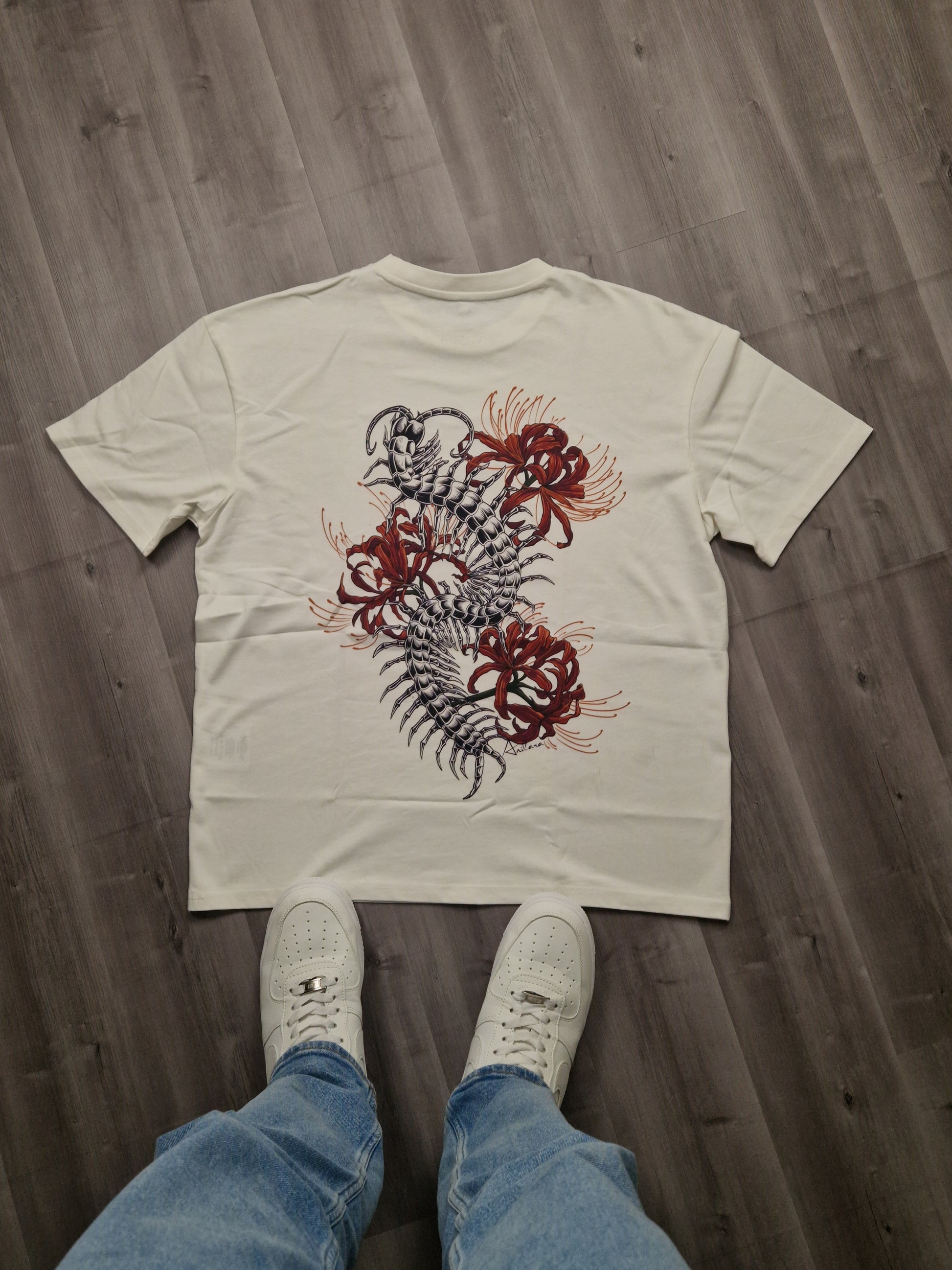 Crawling Death - Oversized Shirt (White)