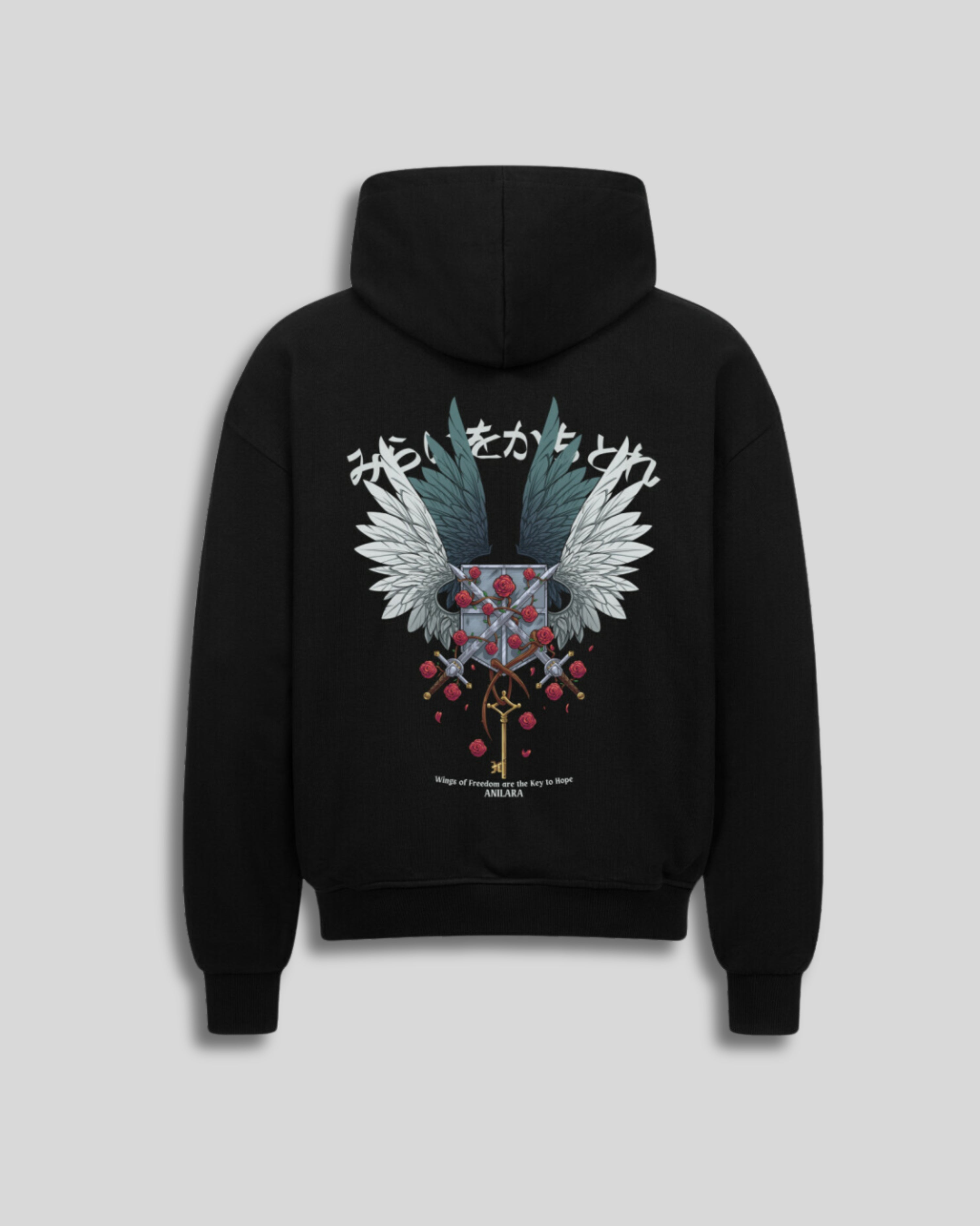 Anilara Attack on Titan Anime Clothing Zipper