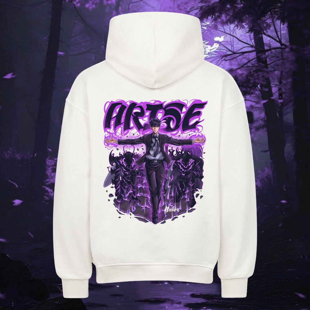 Anilara Sun Jin Woo Arise Hoodie Solo Leveling Clothing