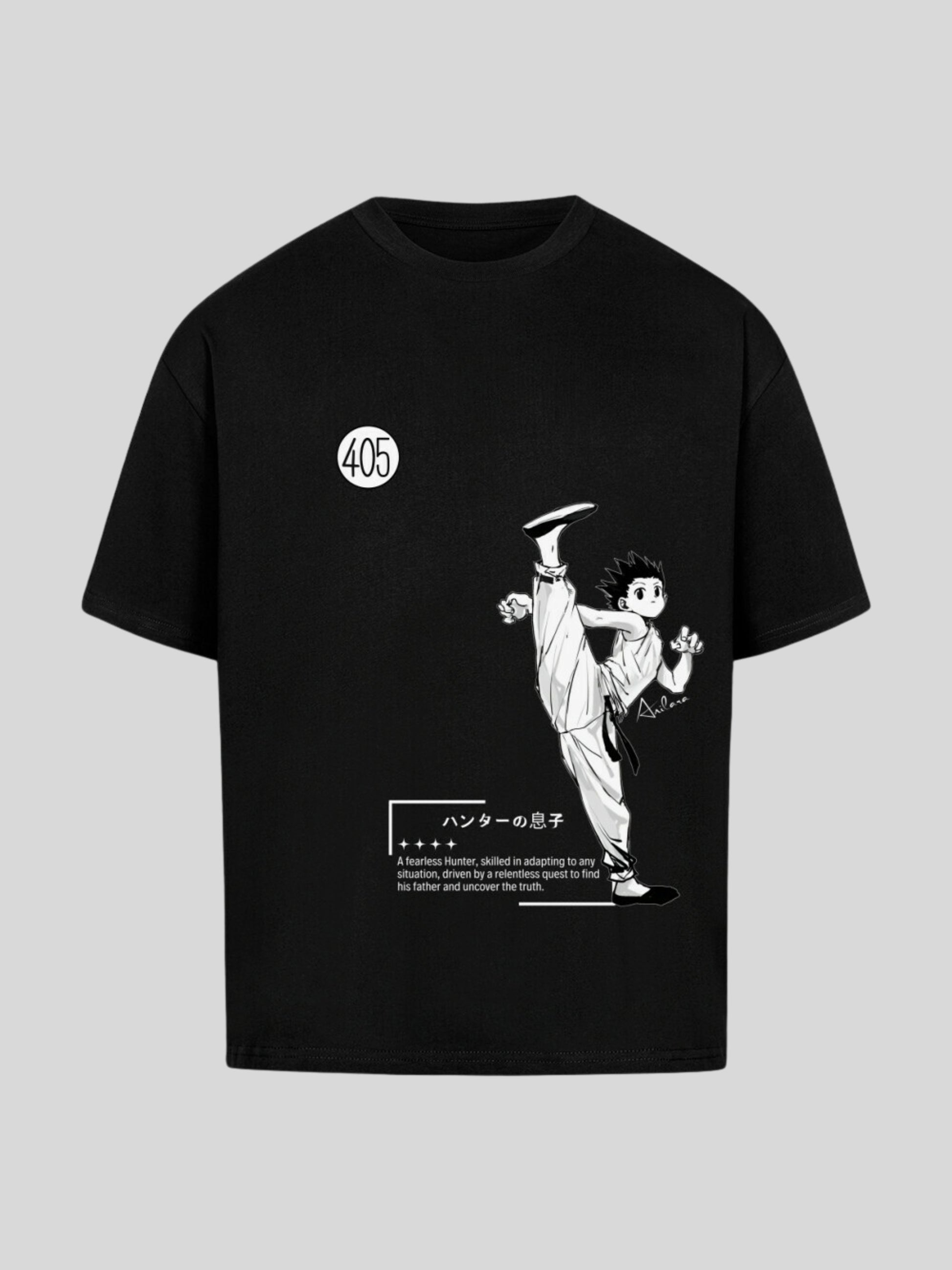 Anilara Gon Killua T-Shirt HunterxHunter Anime Clothes