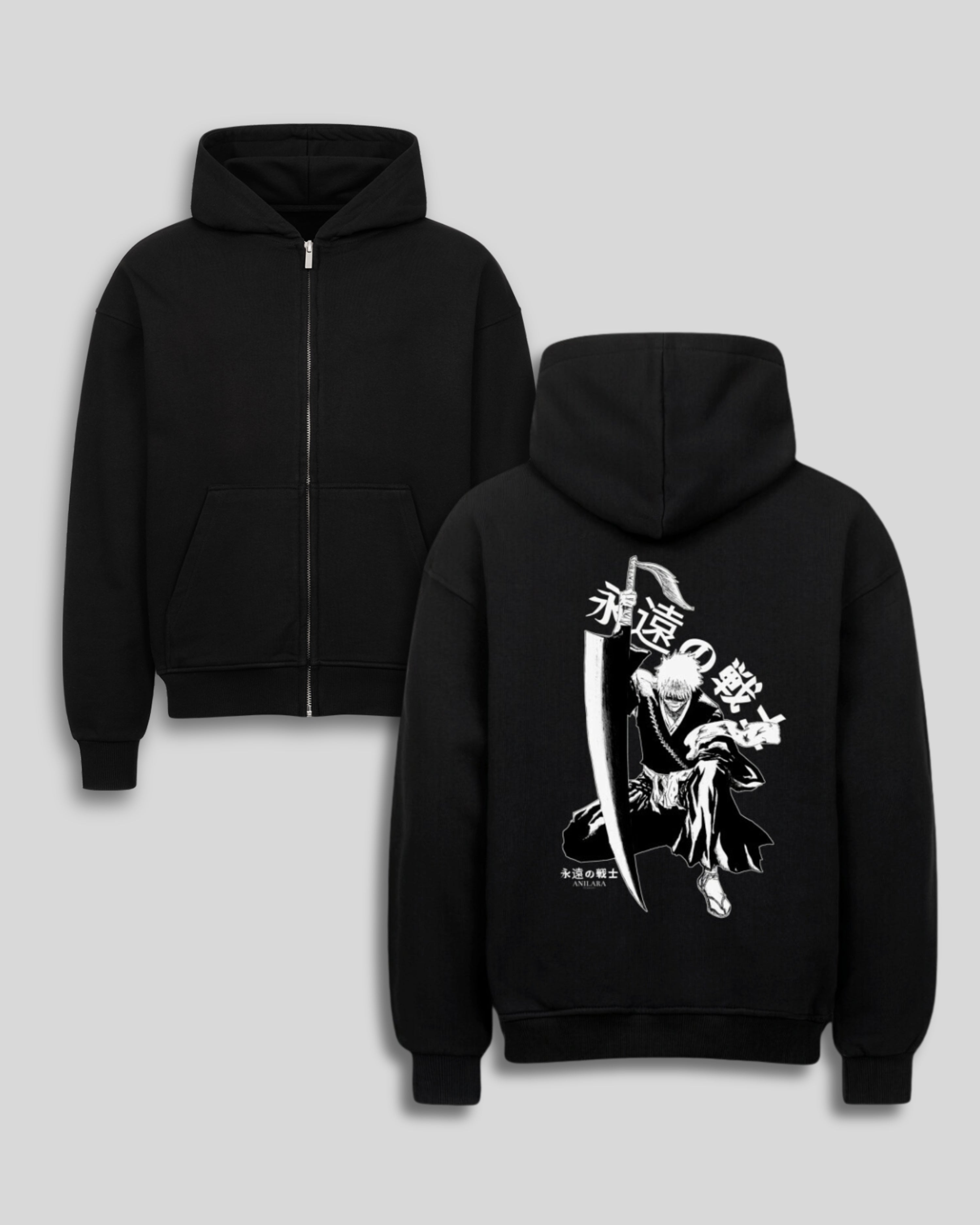 Anilara Ichigo Zipper Bleach Anime Clothing