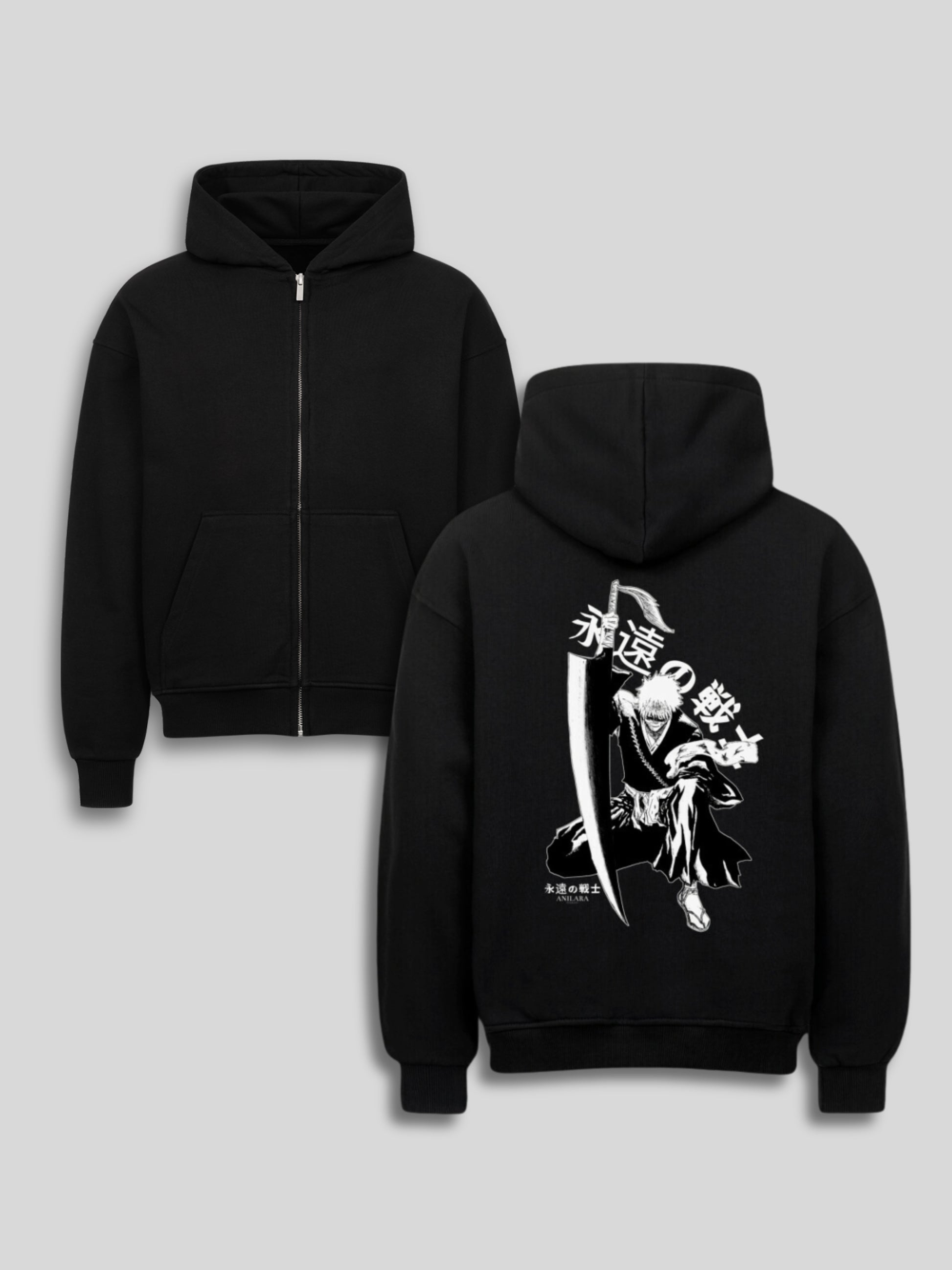 Anilara Ichigo Zipper Bleach Anime Clothing