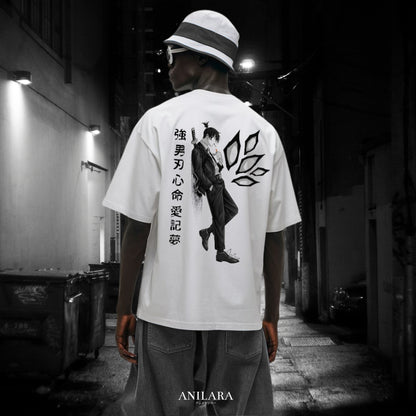 Anilara Aki Tshirt Chainsawman Anime Clothing