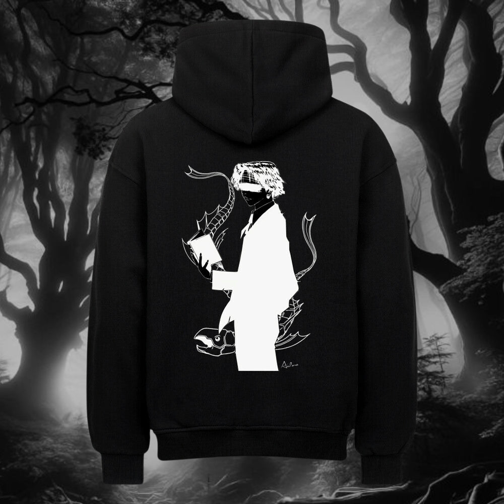 Anilara Chrollo Lucifer Oversized Hoodie Hunter x Hunter Anime Clothes