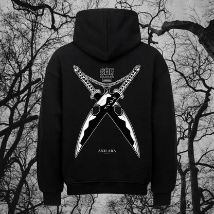 Anilara Tengen Swords Hoodie Demon Slayer Clothing Anime Merch