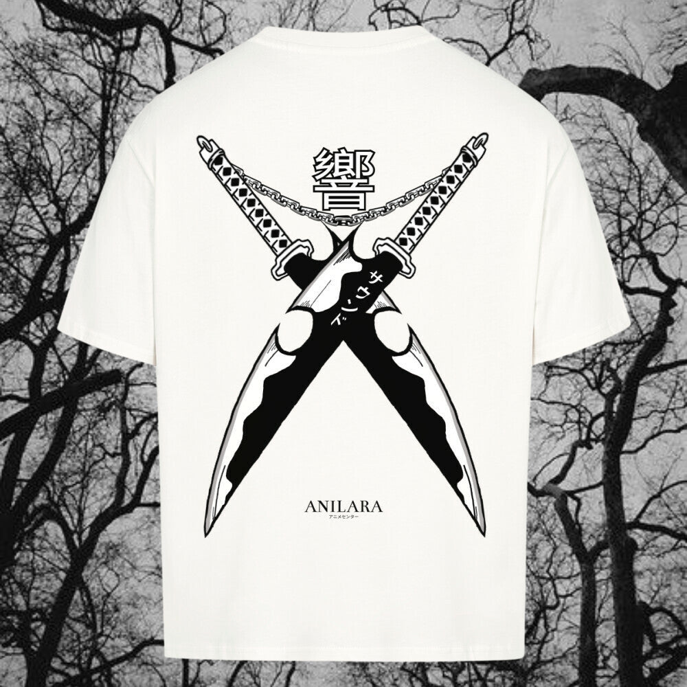 Anilara Tengen Swords T-Shirt Anime Clothing Demon Slayer Merch