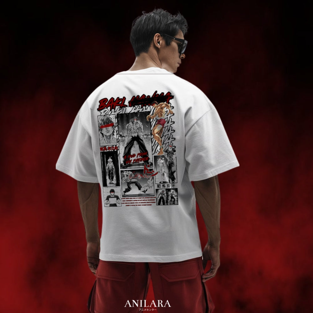 Anilara Baki Tshirt Anime Clothing Baki Tshirt Baki Hanma