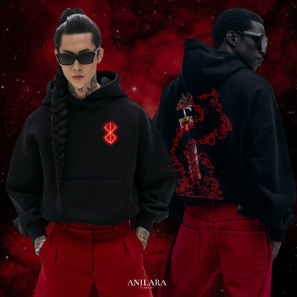 Anilara Berserk Hoodie Berserk Anime Clothing