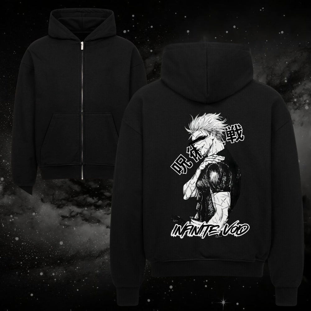 Anilara Gojo Zipper jujutsu Kaisen Anime Clothing