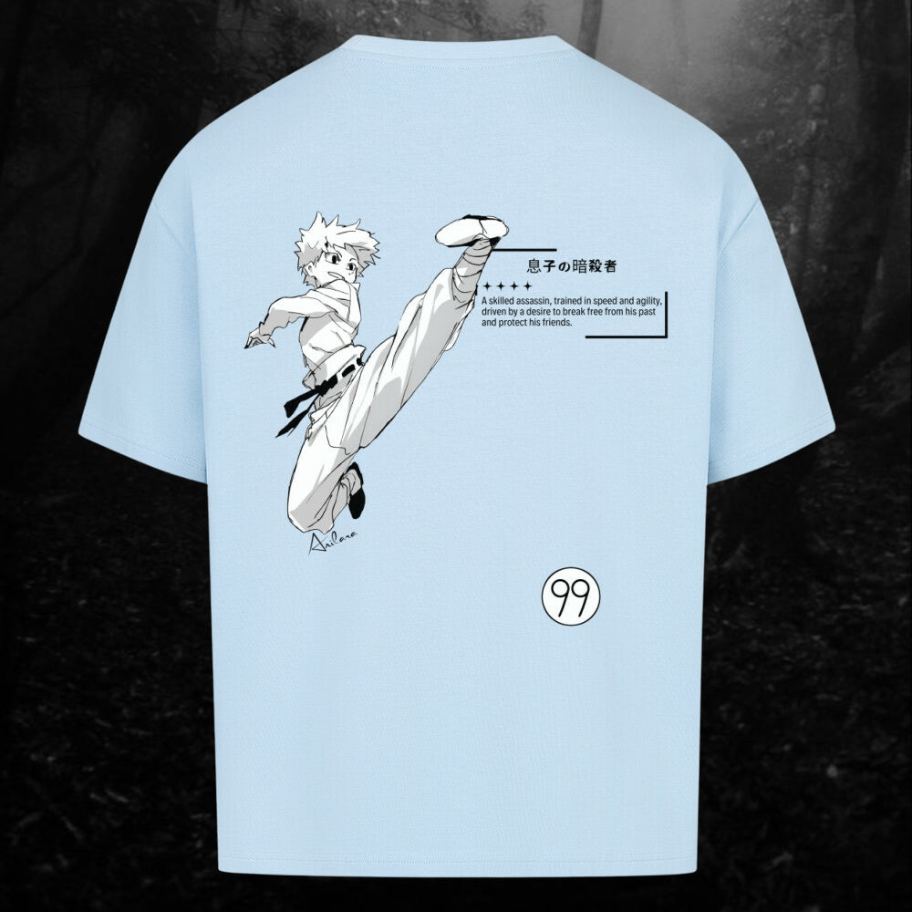 Anilara Gon Killua T-Shirt HunterxHunter Anime Clothes