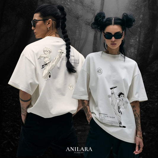 Anilara Gon Killua T-Shirt HunterxHunter Anime Clothes