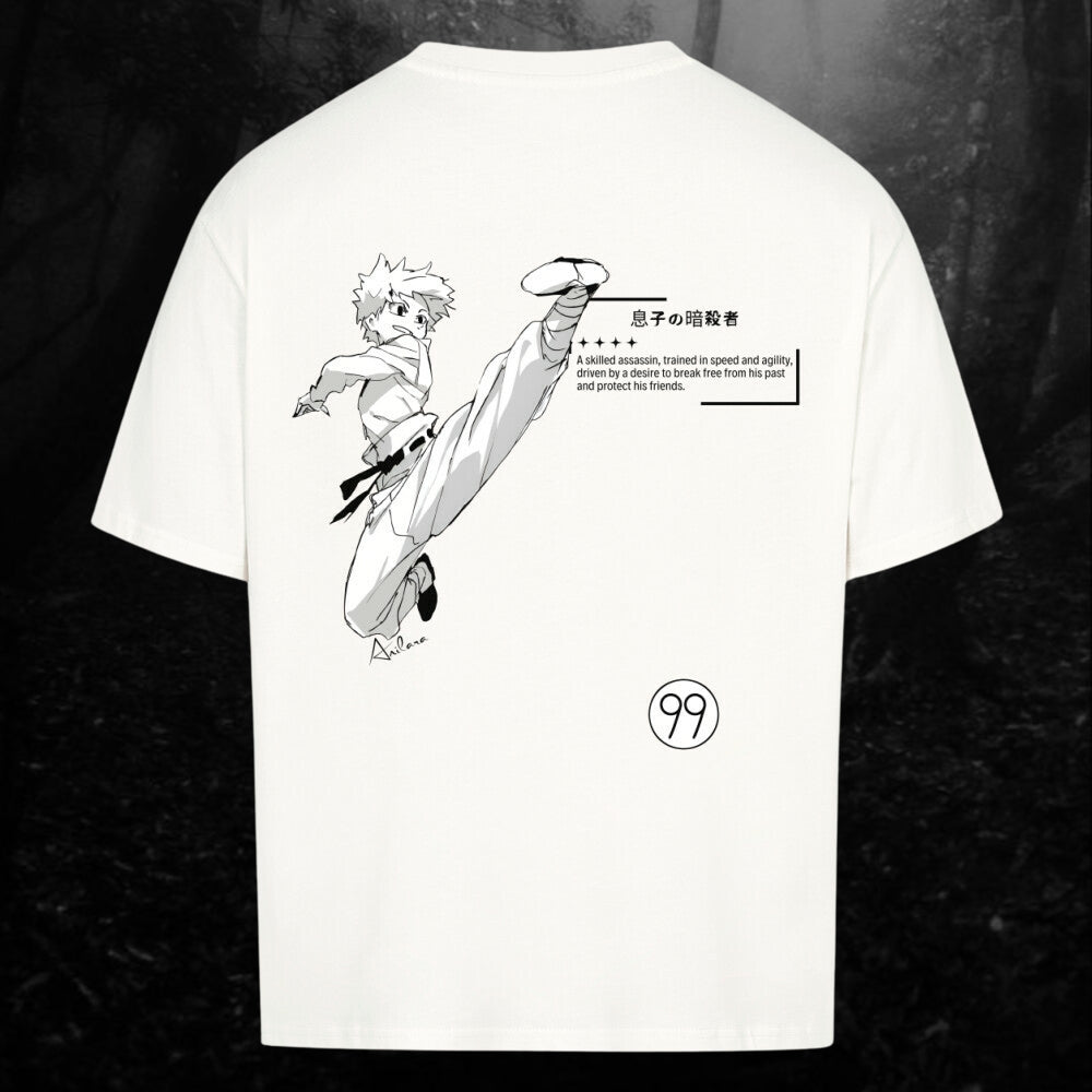 Anilara Gon Killua T-Shirt HunterxHunter Anime Clothes