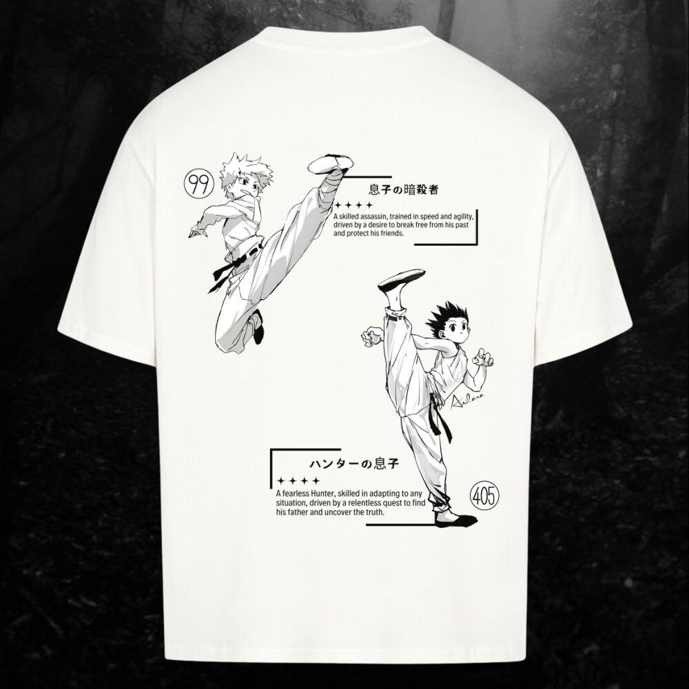 Anilara Gon Killua T-Shirt HunterxHunter Anime Clothes