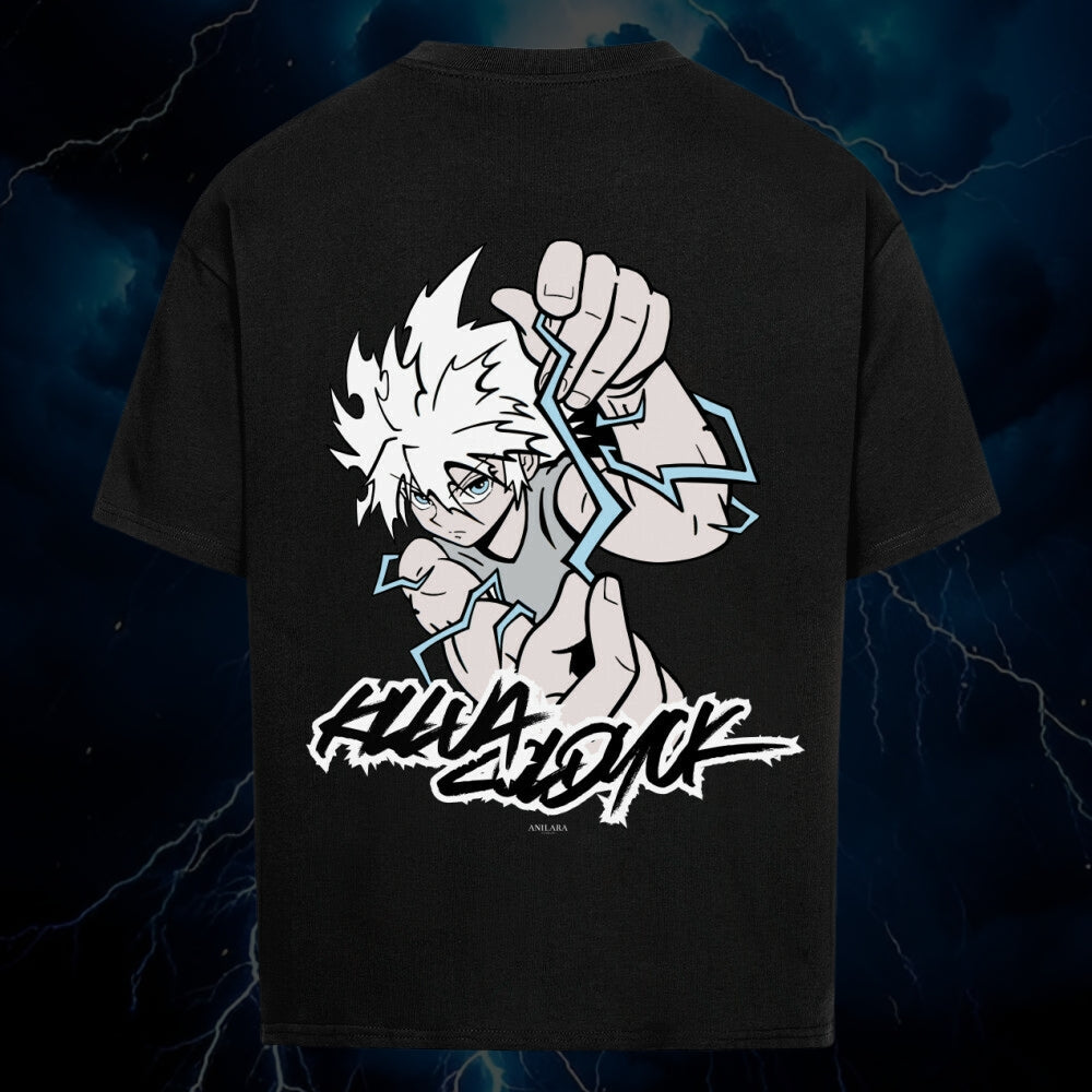 Anilara Killua Zoldyck T-Shggirt HxH Anime Clothing Streetwear