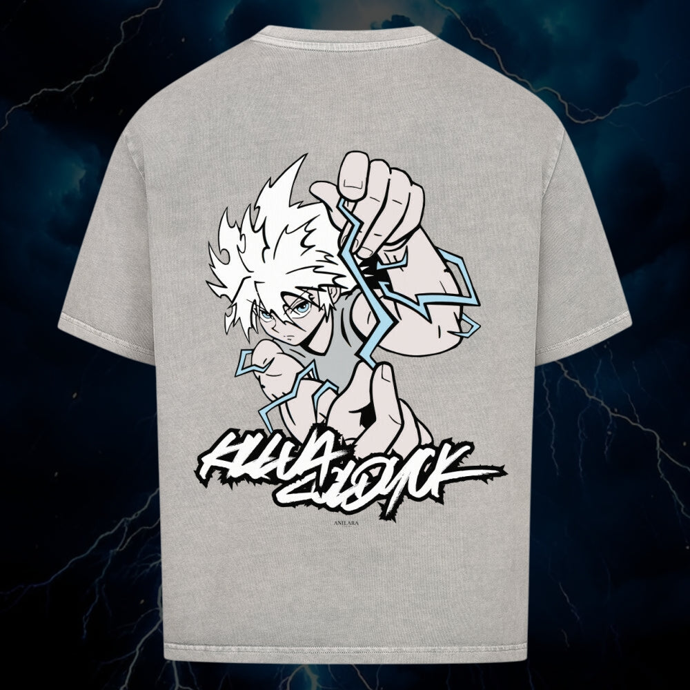 Anilara Killua Zoldyck T-Shggirt HxH Anime Clothing Streetwear