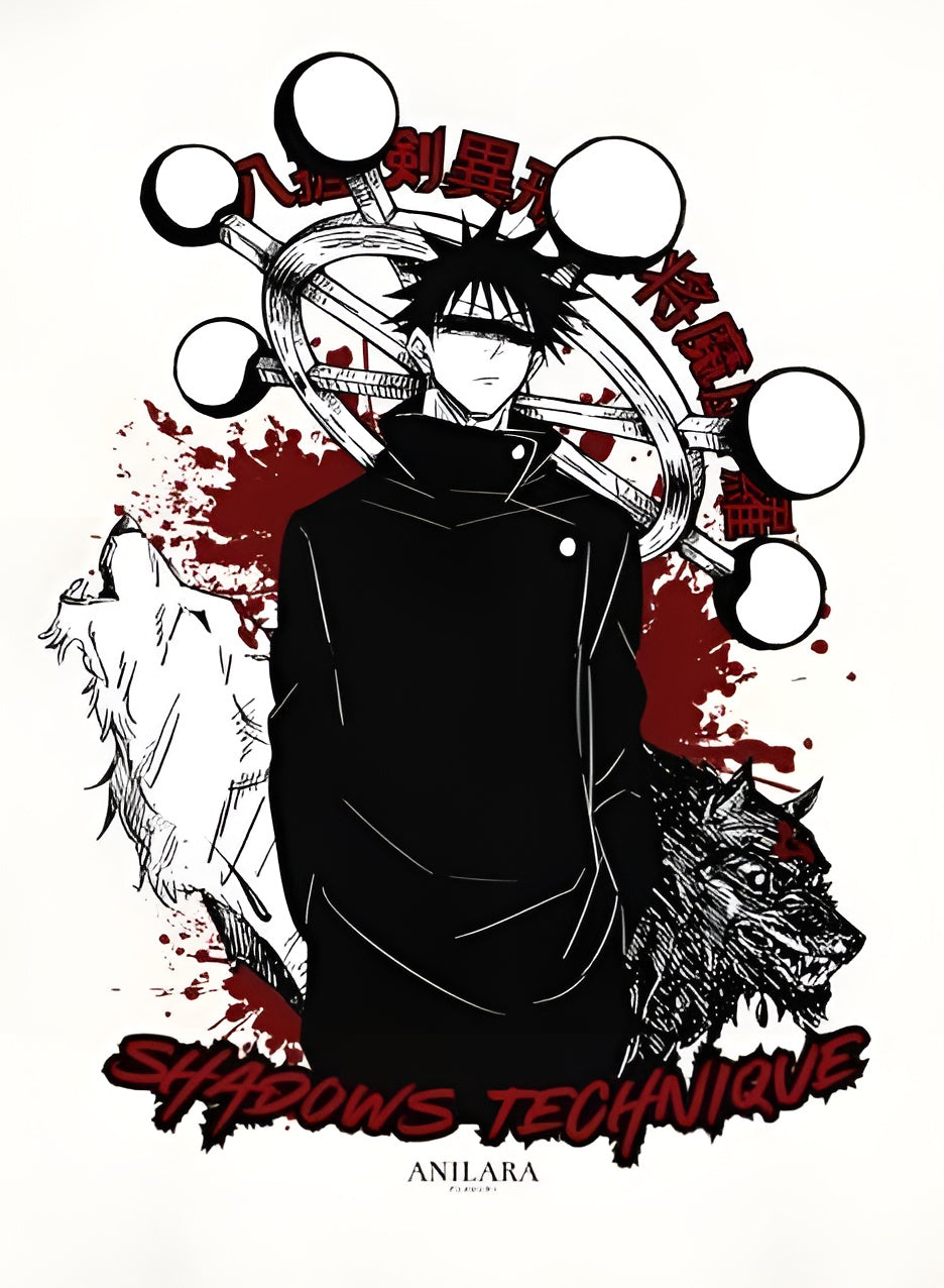 Anilara Megumi Design Jujutsu Kaisen Anime Clothing