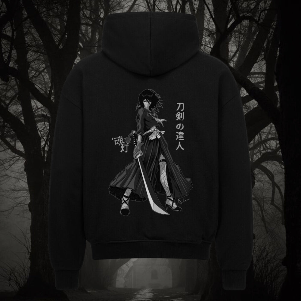 Anilara Rukia Zipper Bleach Anime Clothing