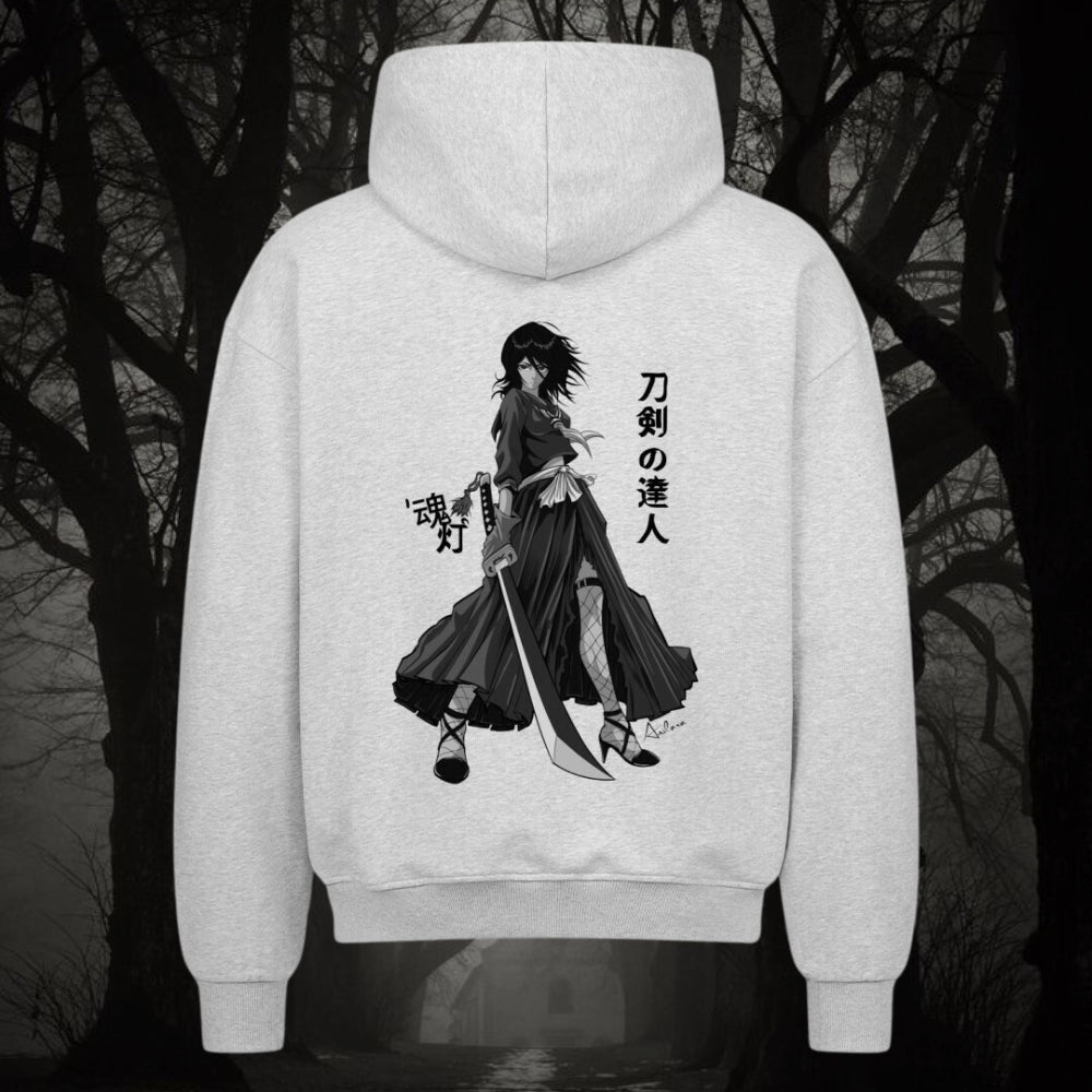 Anilara Rukia Zipper Bleach Anime Clothing