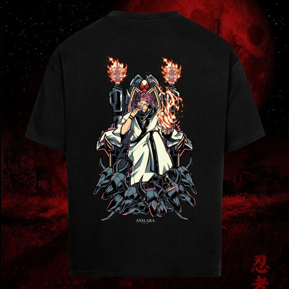 Anilara Sukuna Tshirt Jujutsu Kaisen Anime Clothing