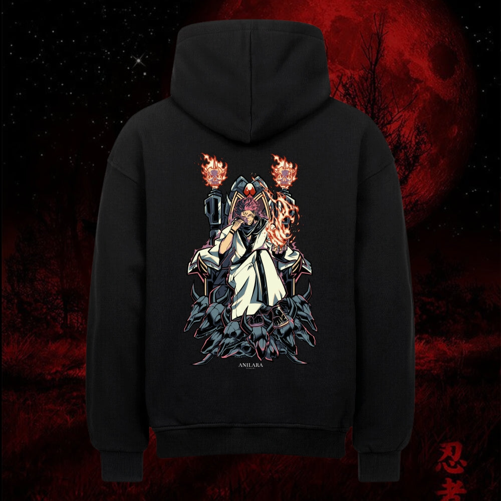 Anilara Sukuna Jujutsu Kaisen Anime Hoodie