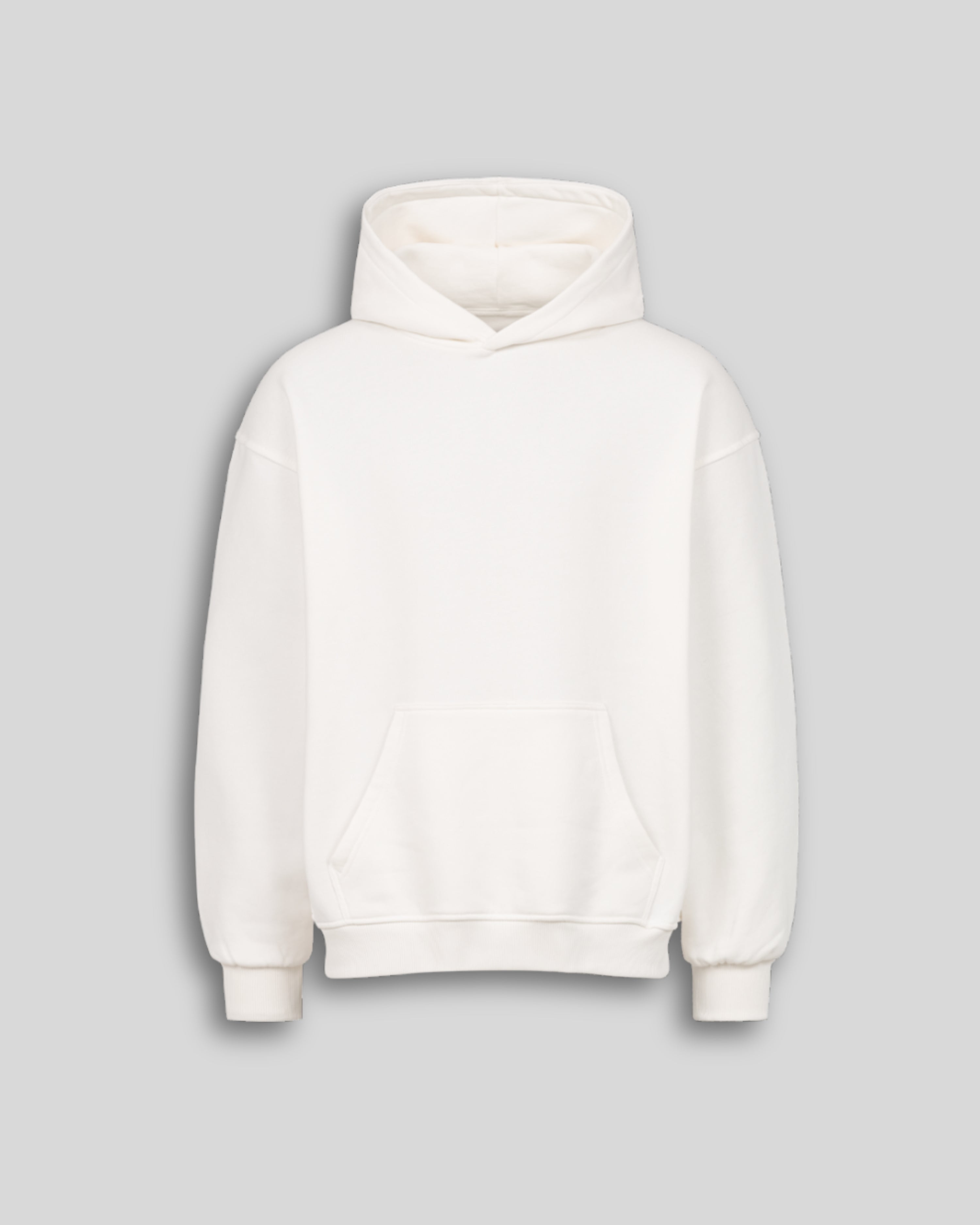 White Hoodie Front