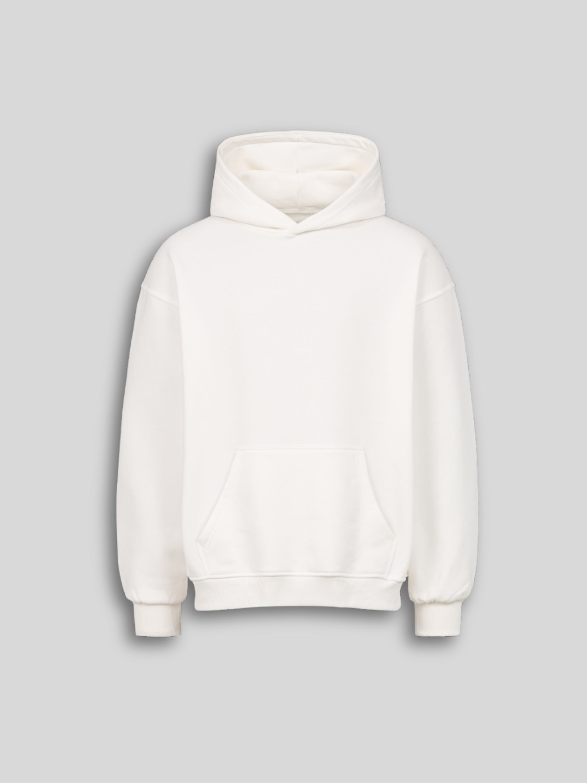 White Hoodie Front