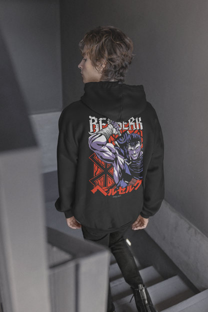 Anilara Guts Berserk Hoodie Anime Clothing